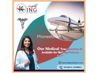 Use the Prompt Class ICU Air Ambulance Services in Silchar by King at Low Cost