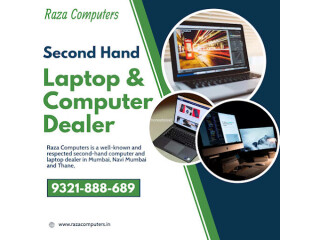 Raza Computers - Second Hand Laptops and Computers Dealer in Mumbai and Thane.