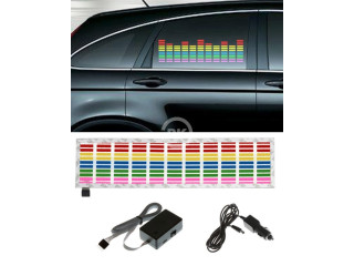 Car Sticker Music Rhythm LED Flashlight Multicolor