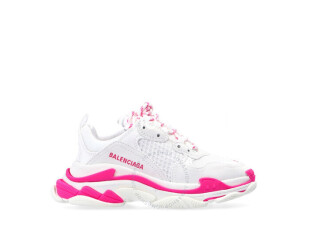 Fluo Pink/Whit/Grey Triple S Sneakers