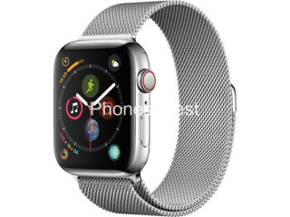 Apple Watch Series 4 (GPS + Cellular) 44mm Stainless Steel Case with Milanese Loop - Stainless Steel