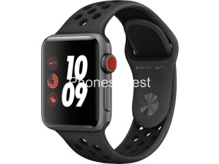 Apple Watch Nike+ Series 3 (GPS + Cellular) 38mm Aluminum Case with Anthracite/Black Nike Sport Band - Space Gray Aluminum