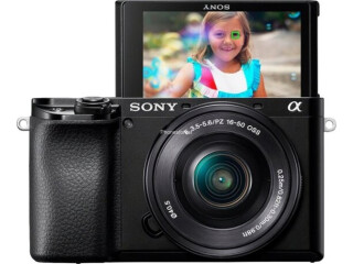 Sony - Alpha 6100 Mirrorless 4K Video Camera with E PZ 16-50mm Lens - Black
