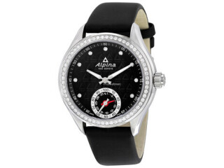 ALPINA Horological Smartwatch Black Dial Ladies Watch