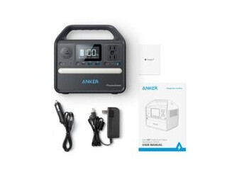 Anker - Powerhouse 521 (200W Battery Powered) 256Wh Portable Power Station - Black