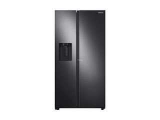 Samsung - 27.4 Cu. Ft. Side-by-Side Refrigerator - Black Stainless Steel