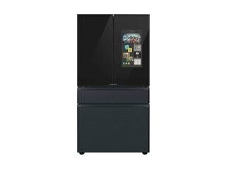 Samsung - 29 cu. ft. Bespoke 4-Door French Door Refrigerator with Family Hub - Matte Black Steel
