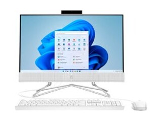 HP - 21.5" All-In-One - Intel Celeron - 4GB Memory - 128GB SSD - Snow White