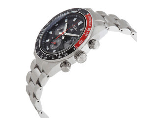 SEIkO Prospex Speedtimer Chronograph GMT Black Dial Men's Watch