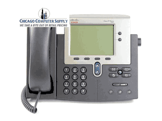 Cisco Systems CP-7940G VoIP Silver/Dark Gray Corded Phone